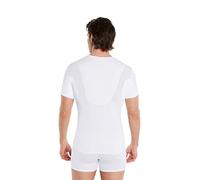FINN Camiseta Anti-Sudor Hombre con inserción en la Espalda y Parches antisudor contra la Sudoración Intensa - Camiseta Interior con Protección Garantizada contra Manchas de Sudor y Mal Olor Blanco M