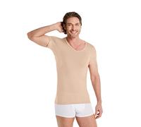 FINN Camiseta Anti-Sudor Hombre con Mangas Extra Cortas Debajo Camisas de Manga Corta y Polos - Camiseta Interior con Protección Garantizada contra Manchas de Sudor y Mal Olor Nude S