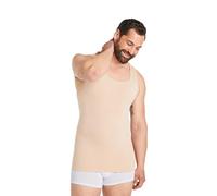 FINN Camiseta de compresión sin Costuras para Hombre con Efecto de Barriga, Moldeadora de Figura, sin Costuras, Camiseta Interior Moldeadora para un Vientre Plano, Color Carne, 3XL