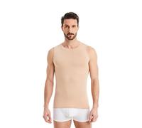 FINN Camiseta Interior Business para Hombre sin Mangas con Cuello Redondo - Camiseta Interior de Tejido Original Lenzing® Modal - la Camiseta Debajo de Camisas y Trajes Color Piel Nude M