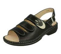 Finn Comfort - Sandalias de vestir de cuero para mujer negro negro 40