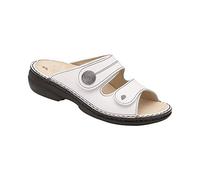 Finn Comfort Sansibar - Sandalias abiertas para mujer, Blanco., 38 EU