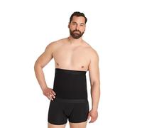 FINN Faja Reductora para Hombres - Cinta Modeladora de Barriga de Algodón - Potente Moldeador de Cuerpo para un Abdomen más Plano Negro 4XL