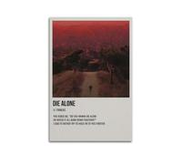 Finneas Die Alone - Póster estético para pared, diseño de póster para sala de estar, dormitorio, 20 x 30 cm, estilo sin marco