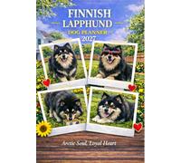 Finnish Lapphund Dog Planner 2027-2028: Plan Your Year & Track Your Pup | Academic Calendar, Weekly Dog Tips & Health Records.