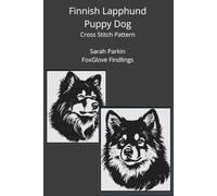 Finnish Lapphund Puppy Dog Cross Stitch Pattern