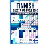 Finnish Word Puzzle Book 2026: Easy, Medium & Hard Finnish Crossword Challenges for Adults, Seniors, and Language Lovers