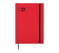 Finocam - Agenda 2021 1 Día página Dynamic Mara Rojo Catalán, sobremesa - y11-165x240 mm