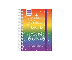 Finocam Agenda 2021 2022 1 Día página Septiembre 2021, Junio 2022 10 meses y Julio/Agosto resumidos 8º, 120x164 Secundaria Nunca Español