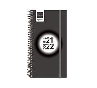 Finocam Agenda 2021 2022 Semana vista apaisada Septiembre 2021, Agosto 2022 12 meses E9, 94x171 Espir Label Negro Español