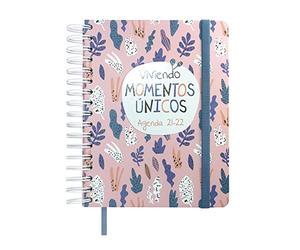 Finocam Agenda 2021 2022 Semana vista apaisada Septiembre 2021, Diciembre 2022 16 meses 4º, 155x220 Vitae 16 meses Rosa Español