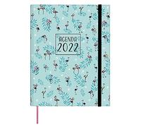 Finocam - Agenda 2022 1 Día Página, de Enero 2022 a Diciembre 2022 (12 meses) Y12-210x270 mm Dynamic Berlín Flamingos Español, Grande
