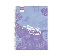 Finocam - Agenda 2022 2023 Cool Semana Vista Horizontal Septiembre 2022 - Junio 2023 (curso lectivo) + Julio y Agosto resumidos Selva Catalán