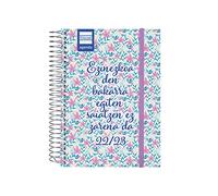 Finocam - Agenda 2022 2023 Secundaria 1 Día Página Septiembre 2022 - Junio 2023 (curso lectivo) + Julio y Agosto resumidos Imposible Euskera, PEQUEÑO - 8º - 120x164 mm
