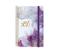 Finocam - Agenda 2022 Semanal de Enero 2022 a Diciembre 2022 (12 meses) E5-117x181 mm Espiral Design Collection Goldy Internacional, Mediano