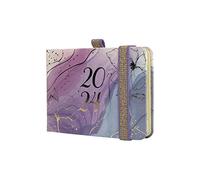 Finocam - Agenda 2024 Mínimal Design Semana Vista Vertical Enero 2024 - Diciembre 2024 (12 meses) Goldy Español