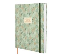 Finocam - Agenda 2026 1 Día Página | Enero - Diciembre (12 meses) | Agenda Anual 2026 | Encuadernada Tapa Dura acolchada Berlin - Trigo - Español