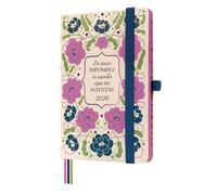 Finocam - Agenda 2026 Semana Vista Horizontal | Enero - Diciembre (12 meses) | Agenda Anual 2026 con goma y 3 cintas punto | Tapa Dura Minimal Design - Imposible - Español