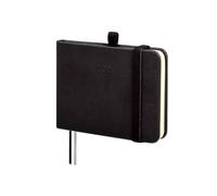 Finocam - Agenda 2026 Semana Vista Vertical | Enero - Diciembre (12 meses) | Agenda Anual 2026 con goma elástica y 2 cintas punto | Tapa Dura Minimal Textura - Negro - Español