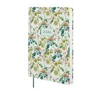 Finocam - Agenda 2026 Semana Vista Vertical | Enero - Diciembre (12 meses) | Agenda Anual 2026 con goma y cinta punto | Tapa Dura Porto Design - Botanic - Internacional