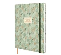 Finocam - Agenda 2026 Semana Vista Vertical | Enero - Diciembre (12 meses) | Agenda Anual 2026 | Encuadernada Tapa Dura acolchada Berlin - Trigo - Español