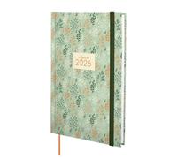 Finocam - Agenda 2026 Semana Vista Vertical | Enero - Diciembre (12 meses) | Agenda Anual 2026 | Encuadernada Tapa Dura acolchada Berlin - Trigo - Español