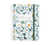 Finocam - Agenda Cloe 16 Meses 2025 2026 Semana Vista Horizontal Septiembre 2025 - Diciembre 2026 (16 meses) Verde Español