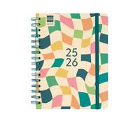 Finocam - Agenda Cosmo Curso 2025 2026 Semana Vista Horizontal Septiembre 2025- Agosto 2026 (12 meses) Kai Español