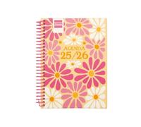 Finocam - Agenda Diva Curso 2025 2026 Semana Vista Horizontal Septiembre 2025 - Junio 2026 (curso lectivo) + Julio y Agosto resumidos Spring Español