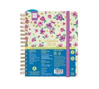 Finocam - Agenda Docente Magistral Design Curso 2025 2026 Semana Vista Horizontal Septiembre 2025- Agosto 2026 (12 meses) Lilac Español