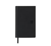 Finocam - Agenda encuadernada ligera Semana Vista Horizontal | Enero - Diciembre (12 meses) | Agenda encuadernada de material sintético | Plana Ibis - Negro - Español