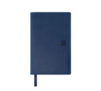 Finocam - Agenda encuadernada ligera Semana Vista Horizontal | Enero - Diciembre (12 meses) | Agenda encuadernada de material sintético | Plana Ibis - Azul - Español