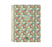 Finocam - Agenda Espiral 18 Meses 2025 2026 2 Días Página Julio 2025 - Diciembre 2026 (18 meses) Daisy Internacional