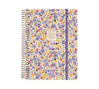 Finocam - Agenda Espiral 18 Meses 2025 2026 2 Días Página Julio 2025 - Diciembre 2026 (18 meses) Girl Internacional