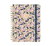 Finocam - Agenda Espiral 2026 1 Día Página | Enero - Diciembre (12 meses) | Agenda Anual 2026 con goma elástica | Tapa Dura You - Hojas - Español