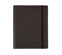 Finocam - Agenda Espiral con cubierta Anual 2026 1 Día Página | Enero - Diciembre (12 meses) | Agenda con bloc de notas incluido y goma elástica | DuoBand - Negro - Español