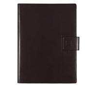 Finocam - Agenda Espiral con cubierta Anual 2026 Semana Vista Vertical | Enero - Diciembre (12 meses) | Agenda con bloc de notas incluido y goma elástica | DuoUno - Negro - Español