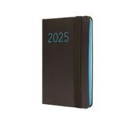 Finocam - Agenda Flexi Lisa 2025 Semana Vista Horizontal Enero 2025 - Diciembre 2025 (12 meses) Negro Español