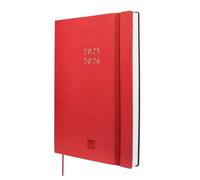 Finocam - Agenda Mara 18 Meses 2025 2026 Semana Vista Vertical Julio 2025 - Diciembre 2026 (18 meses) Rojo Internacional