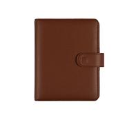 Finocam - Agenda Organizador 2026 1 Día Página | Enero - Diciembre (12 meses) | Agenda Organizador anillas con bloc de notas y portatarjetas | Open Leo Marrón - Catalán