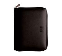 Finocam - Agenda Organizador 2026 con Cremallera Semana Vista Vertical | Enero - Diciembre (12 meses) | Agenda Organizador anillas con bloc de notas | Open Cremall. Clan Negro - Catalán