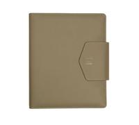 Finocam - Agenda Organizador 2026 de biomaterial Semana Vista Vertical | Enero - Diciembre (12 meses) | Agenda Organizador anillas con bloc de notas | Open Nopal Verde oliva - Catalán