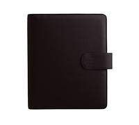 Finocam - Agenda Organizador 2026 Semana Vista Vertical | Enero - Diciembre (12 meses) | Agenda Organizador anillas con bloc de notas y portatarjetas | Open Troya Negro - Español