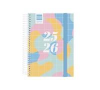 Finocam - Agenda Secundaria Curso 2025 2026 1 Día Página Septiembre 2025 - Junio 2026 (curso lectivo) + Julio y Agosto resumidos Art Español