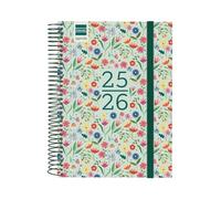 Finocam - Agenda Secundaria Curso 2025 2026 1 Día Página Septiembre 2025 - Junio 2026 (curso lectivo) + Julio y Agosto resumidos Fiori Catalán