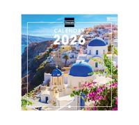 Finocam - Calendario de pared 2026 18x18 cm Mes Vista Enero - Diciembre 2026 + Sep.- Dic. 2025 (4 meses) reducidos | Calendario 2026 | Imágenes Charming - Internacional