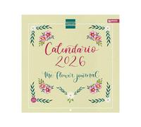 Finocam - Calendario de pared 2026 30x30 cm Mes Vista Enero - Diciembre 2026 + Sep.- Dic. 2025 (4 meses) reducidos | Calendario 2026 | Imágenes The Flower Journal - Español