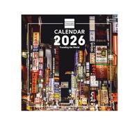 Finocam - Calendario de pared 2026 30x30 cm Mes Vista Enero - Diciembre 2026 + Sep.- Dic. 2025 (4 meses) reducidos | Calendario 2026 | Imágenes Traveling - Internacional