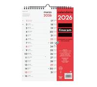 Finocam - Calendario de pared 2026 para escribir dos columnas diseño mensual enero - diciembre 2026 12 meses | Calendario 2026 para anotaciones | Planificador mensual neutro - italiano, pared de dos