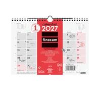 Finocam Calendario de Pared Escribir 2027 | Neutro · Idioma: Catalán